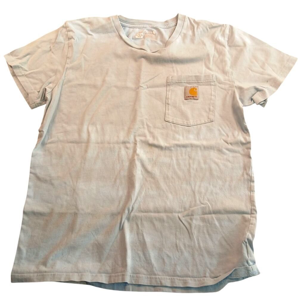 Carhartt Mens Light Blue Loose-Fit T-Shirt - Size XL